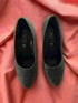 Black Shimmer Ballerina Shoes - cunei